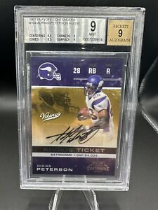 2007 Playoff Contenders Adrian Peterson Rookie Ticket Auto #104