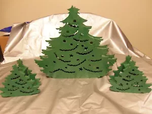 3 candelabros de madera verde para árbol de Navidad - Imagen 1 de 4