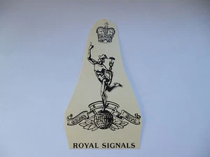 ORIGINAL 1950s BRITISH ARMY ROYAL SIGNALS WATERSLIDE TRANSFER - Picture 1 of 1