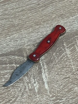 Mini knife handmade soviet vintage USSR prison art 1970s - Image 1 of 4