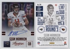 2015 Panini Prestige Extra Points Red Signatures Sean Mannion Rookie Auto RC