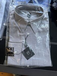 Ikr Behar Men’s Dress Shirt Long Sleeve Large Brand New With Tags