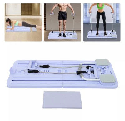 Pilates Reformer, Foldable Pilates Reformer Home Gym Equipment, PURPLE - Image 1 of 4