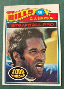 1978 Topps O.J. Simpson Football Card #100 Buffalo Bills 1000 YARDER - Picture 1 of 2