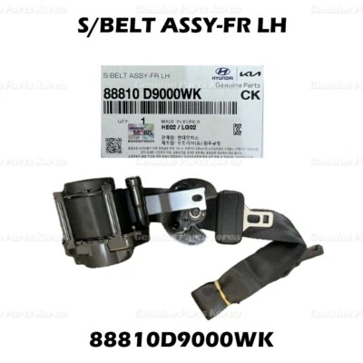 ⭐Genuino⭐ Conjunto de cinturón de seguridad delantero izquierdo 88810D9000WK para Kia Sportage 2016-2021 Foto 1 de 3