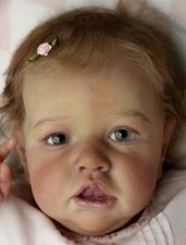 Bonnie Brown Reborn Baby Doll Kit ~SASKIA~ @22.5'@Free Body@New