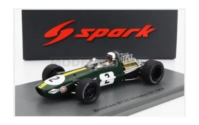 SPARK-MODEL S8310 Brabham - F1 BT26 N 2 Monaco Gp 1968 J.Brabham - Green Yellow - Bild 1 von 2