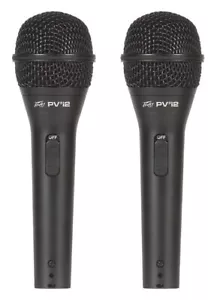 Peavey PV®i 2 Dynamic Vocal Microphone With On/Off Switch - Black (2 Pack) - Picture 1 of 1