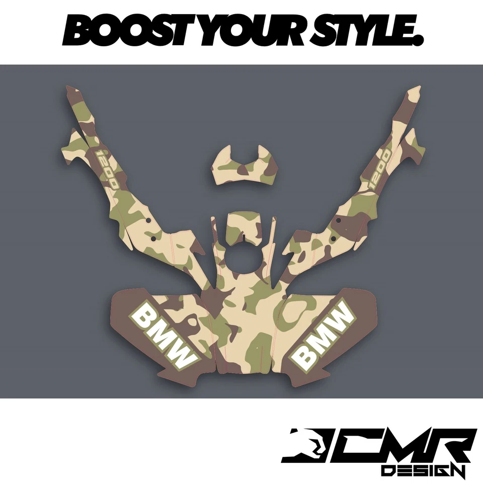 Set Graphic Stickers BMW R 1200 GS Adventure 2014 2015 2016 2017 Camouflage - Image 1 of 1