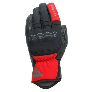 DAINESE THUNDER GORETEX GLOVES BLACK/RED XS - Picture 1 of 2