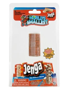 World's Smallest Jenga Miniature Toy Block Building Game - Pocket / Travel Size - Picture 1 of 3