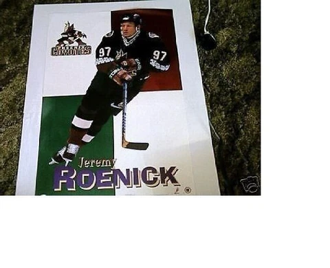 MINT 1997 JEREMY ROENICK PHOENIX COYOTES HOCKEY POSTER no pinoles estate find Cover