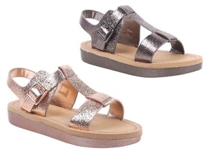 Bamboo 2 Color Slide Side Buckle Sandals Sling-back Buckle Closure Women Shoes - Picture 1 of 13