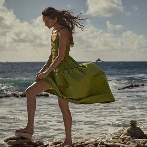 Neues Doen Marianne Kleid in Sprig Green Größe S - Bild 1 von 5