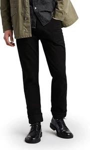 Jeans rectos ajustados Levi's 513 negro azabache 34W x 32L para hombre - Imagen 1 de 3