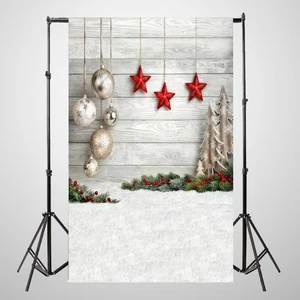 150x210cm Christmas Photo Backdrop Background Gifts Festive Holiday Decoration - Picture 1 of 11