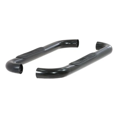 3in Black Nerf Bars Steps for 1999-2016 Ford F-250/F-350 Super Duty Standard Cab - Image 1 of 4