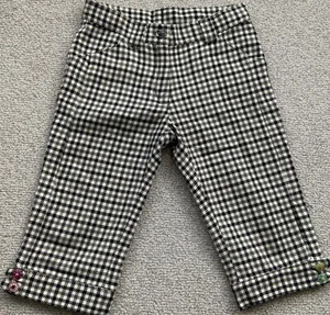 Gymboree Imaginary Friends collection Plaid Capri Cropped Pants Knickers Size 7 - Picture 1 of 5
