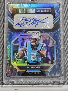 Panini Prizm Sensational Signatures 2022 camuflaje marino # SS-DJM DJ Moore automático/25 - Imagen 1 de 3
