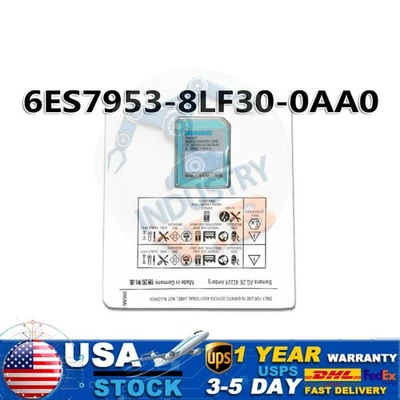 New Siemens 6ES7953-8LF30-0AA0 6ES7 953-8LF30-0AA0  SIMATIC S7 Micro Memory Card - Image 1 of 4