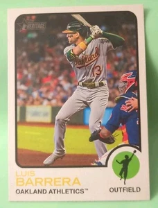 Topps Heritage 2022 - Luis Barrera #651 - Novato - Oakland A's Athletics - Imagen 1 de 2