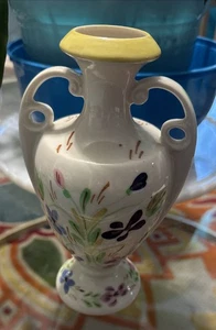 Vintage Blue Ridge China Doppelgriffe Knospe Blumenvase Southern Pottery ❤️ - Bild 1 von 5