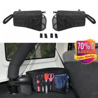 Storage Bag Cage Multi-Pockets Organizers Bags For Jeep Wrangler JK 07-18 4 door Foto 1 de 4