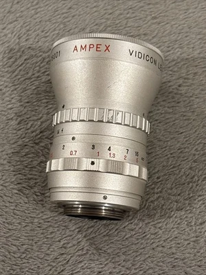 AMPEX Vidicon Lens 12.5mm 1:1.4 Lens C Mount No. 13293 Part 7076001, CC-324 - Image 1 of 4