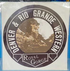 CB42: Denver & Rio Grande Western D&RGW Railroad Train Sticker Decal Window 13" - Picture 1 of 1