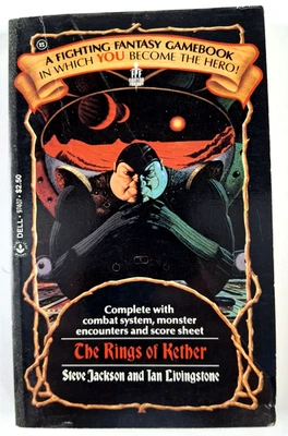 Rare Fighting Fantasy Gamebook #15: Rings of Kether Steve Jackson Dell RPG - Image 1 of 4