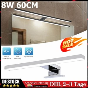 60cm LED Spiegelleuchte Bad-Beleuchtung Schminklicht Spiegellampe Weiß IP44 - Bild 1 von 13