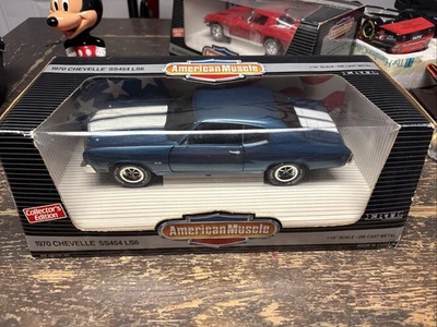 1970 Chevelle SS454 LS6 Sports Car 1/18 American Muscle NIB In Collectors Ed Box - Image 1 of 4