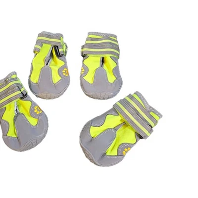 True Love Botas para Perros Todo Clima Antideslizantes, 4 Zapatos para Perros Verdes y Negros Talla 8 Foto 1 de 4