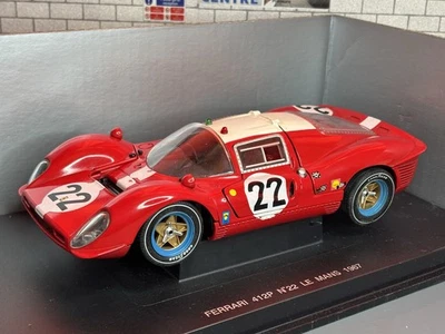 1:18 *BOXED* EAGLE’s RACE 1967 Ferrari 412P #22 Le Mans LHD MODEL CAR *RARE*! - Image 1 of 4
