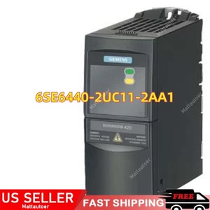 New Siemens 6SE6 440-2UC11-2AA1 6SE6440-2UC11-2AA1 MICROMASTER440 without filter - Picture 1 of 4