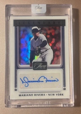 Mariano Rivera 2022 Panini Tres y Dos Firmas Legendarias/7 Yankees ¡Sellados! Foto 1 de 2