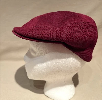 Gorra gorra KANGOL MEDIUM corte elástico de noticiero borgoña Foto 1 de 4