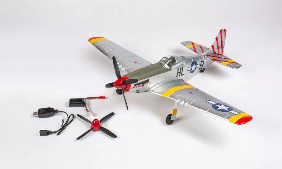 Rage R/C A1601 P-51D Mustang 500mm Brushless RFT Warbird with PASS System