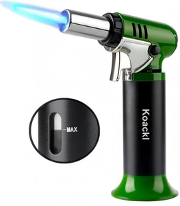 Butane Torch Lighter with Gauge Refillable Soldering Torch with Safety - Picture 1 of 7