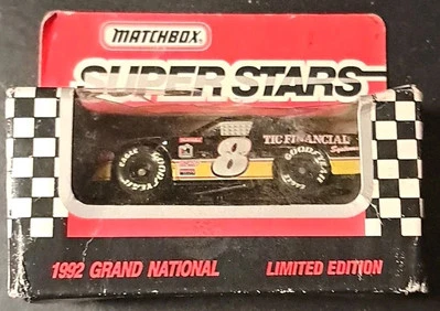 Matchbox SuperStars 1:64 DieCast 1992 Grand National #8 Jeff Burton Foto 1 de 4
