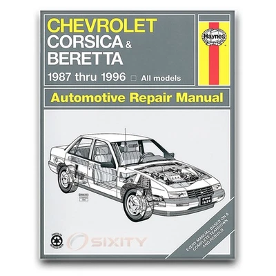Haynes Repair Manual for 1987-1996 Chevrolet Corsica - Shop Service Garage ki - Image 1 of 4