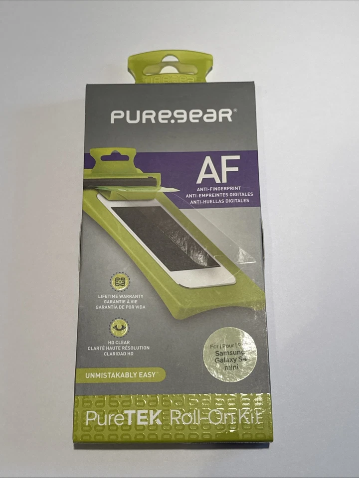 Kit protector de pantalla enrollable PureGear PureTek para Samsung Galaxy S4 Mini Foto 1 de 3