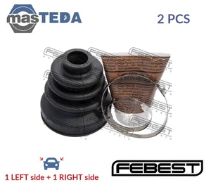 0315-CRV CV JOINT BOOT KIT PAIR TRANSMISSION END FEBEST 2PCS FOR ACURA RSX 2L - Picture 1 of 6