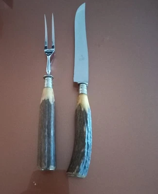 Tranchierbesteck mit Horngriffen von Zwilling Henckels "Friodur" - Bild 1 von 3