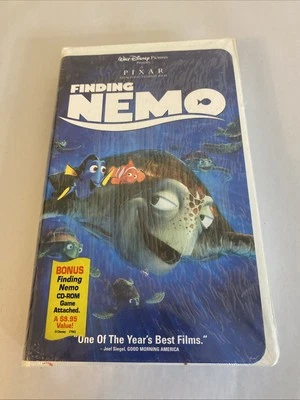 Finding Nemo (VHS, 2003) Clamshell SEALED Disney Pixar Clamshell Case - Image 1 of 4