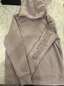 Womens Carhartt Rain Defender Relaxed Fit MidWeight  Sweatshirt Hoodie! Large - Picture 1 of 13