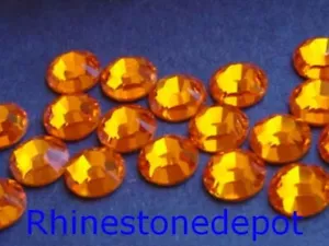 SS30 SUN Orange Preciosa Maxima Rhinestones 36 pcs - Picture 1 of 1