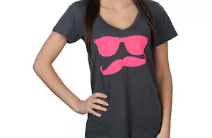 Volcom Rustache T-shirt scollo a V (S) grigio rosa - Foto 1 di 1