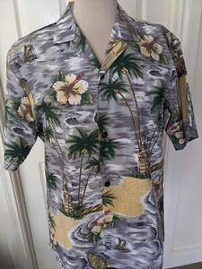 VINTAGE Royal Creations Hawaiian Shirt Mens Medium NEW Made In USA - Picture 1 of 5