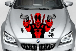 DEADPOOL MARVEL COMICS SUPERHERO VINYL DECAL CAR TRUCK GUN TRIBAL  - Foto 1 di 1